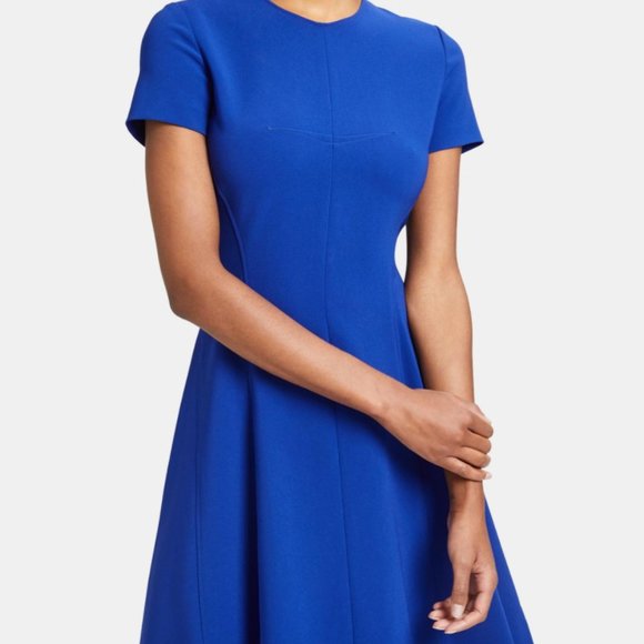 NWT Theory Modern Seamed Shift Dress in Crepe - Picture 2 of 7